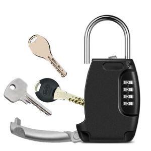 キーボックス 南京錠 ダイヤル式 暗証番号 U字ロック