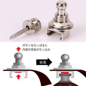 ストラップピン ギター ベース ロックピン シ...の詳細画像1