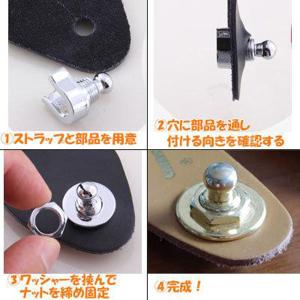 ストラップピン ギター ベース ロックピン シ...の詳細画像4