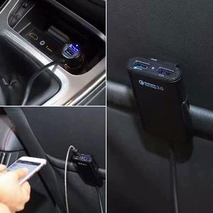 シガーソケット USB 急速充電 4ポート 車...の詳細画像1