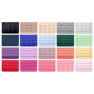 ブラジャー延長ホック 4段 選べる20色 ブラエクステンダー アンダーサイズアップ