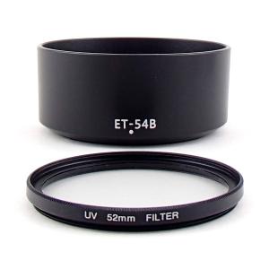 レンズフード EW-53 ET-54B レンズフィルター レッド 49mm & 52mm (4