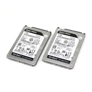 ◇【2本セット】Western Digital WD Black HTS721010A9E630 1TB/2.5インチ/9mm厚/SATA HDD Crystal Disk Infoにて正常動作確認済み｜tce-direct