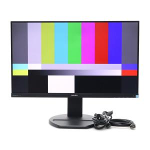 モニター PHILIPS 241B8QJEB/11 23.8インチ非光沢IPSパネル フルHD 1920x1080ドット HDMI/DisplayPort/DVI-D/アナログRGB入力 目立つ使用感あり