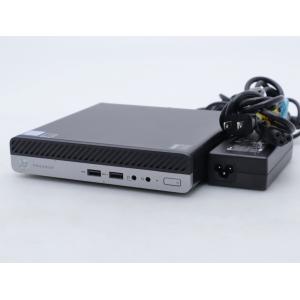 デスクトップ hp ProDesk 400 G4 DM Core i3-8100T 3.1GHz 8GB 256GB(新品SSD) DisplayPort/アナログRGB出力 Windows11 Pro 64bit
