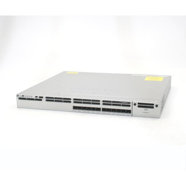 Cisco WS-C3850-12S-S 12ポートSFPスロット搭載 L3スイッチ CAT3K_C...