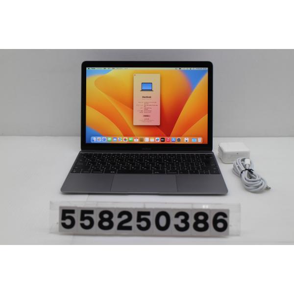 ノートパソコン Apple MacBook Retina 12in 2017 A1534 スペースグ...