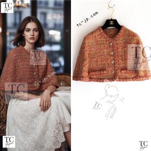 CHANEL（シャネル） スカート ベージュ マルーン レッド マルチカラー
