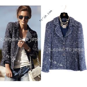 CHANEL（シャネル） ツイードジャケット ココマークボタン イエロー