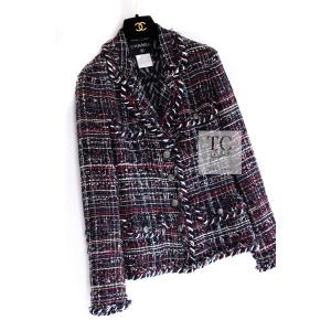 シャネル ジャケット スーツ CHANEL 赤...の詳細画像2