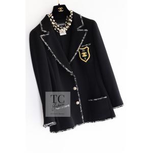 シャネル ジャケット CHANEL ブラック ...の詳細画像3