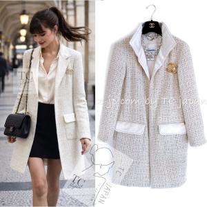 CHANEL（シャネル） コート ツイード ロングコート ココマーク ウール