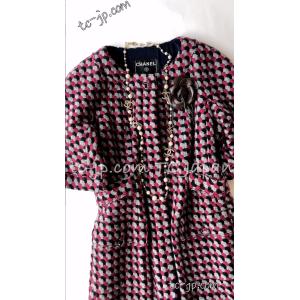 シャネル コート CHANEL グレー ワイン...の詳細画像3