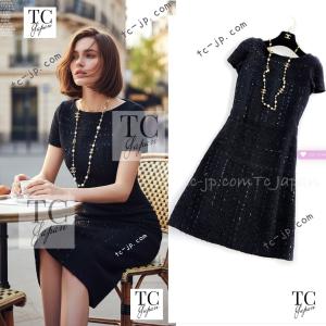 美品★CHANEL シャネル プリーツワンピース ブラック ココマーク 36 楽天市場】CHANEL シャネル コットン ワンピース ココボタン ココ