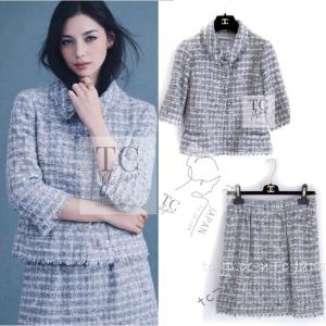 CHANEL（シャネル） ツイード セットアップ スカートスーツ コットン