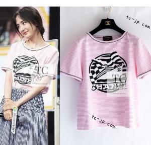 CHANEL（シャネル） ココマーク 花柄 シルク クロップド 半袖シャツ