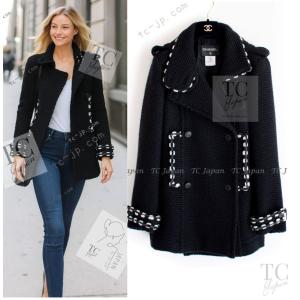 CHANEL（シャネル） ココマーク コットン ノーカラー ジャケット