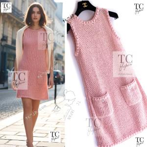CHANEL（シャネル） ワンピース ブラック 黒 リボン ワッフル