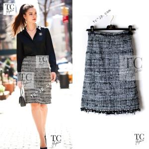 CHANEL（シャネル） スカート ベージュ マルーン レッド マルチカラー