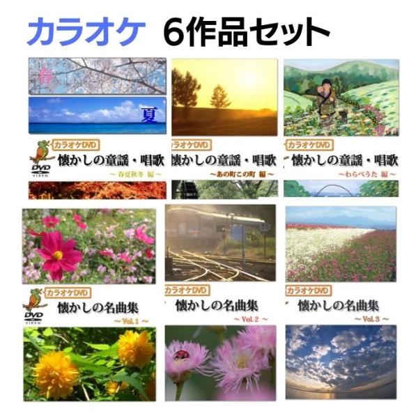 【メーカー直送品】【株式会社YELL】カラオケ DVD 6作品セット