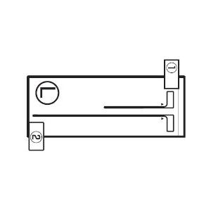 YESFZ632(三洋電機)　地上デジタルTV用フィルムアンテナ(L)　☆6611453341代替品