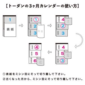 2027年 壁掛けカレンダー グッドルック3ヶ...の詳細画像4