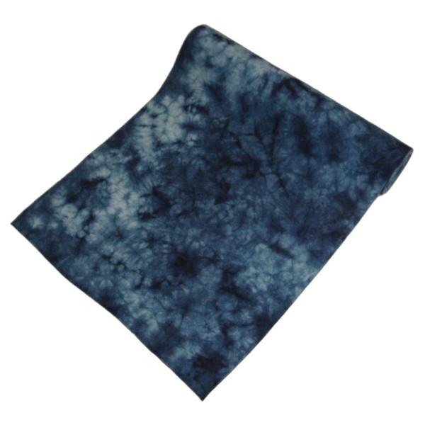 藍染 阿波本藍染手拭い ムラクモ染 天然灰汁醗酵建ての本物の一枚 手ぬぐい