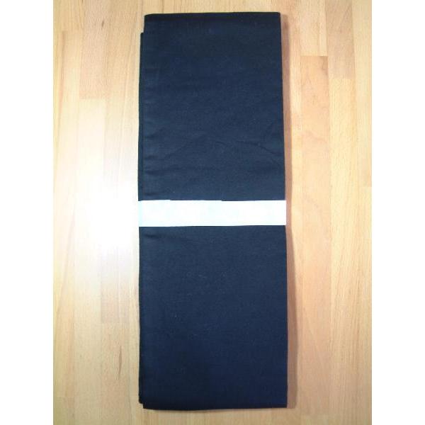 黒朱子帯 綿黒朱子帯 阿波踊り女踊り用帯