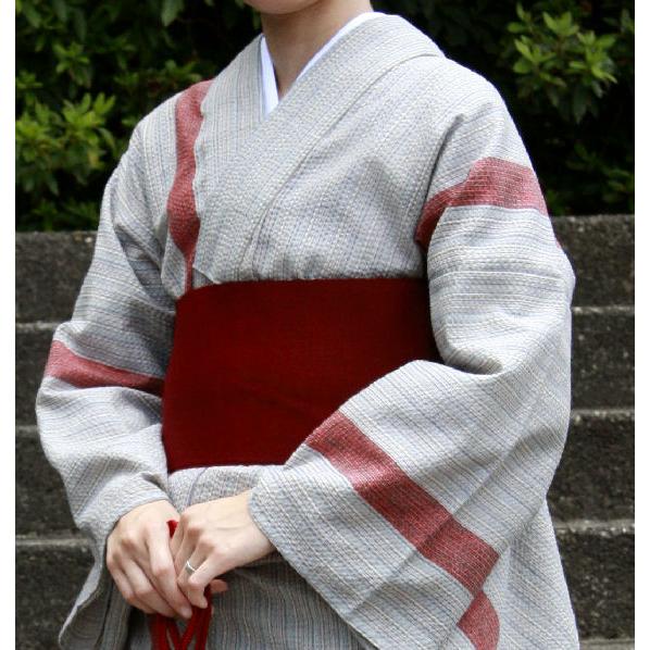 阿波しじら織木綿きもの 309 単衣仕立て 阿波正藍しじら織伝統工芸品