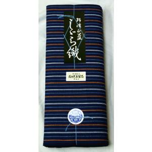 阿波しじら織 木綿着物 着尺 反物 003 全40柄以上 阿波正藍しじら織