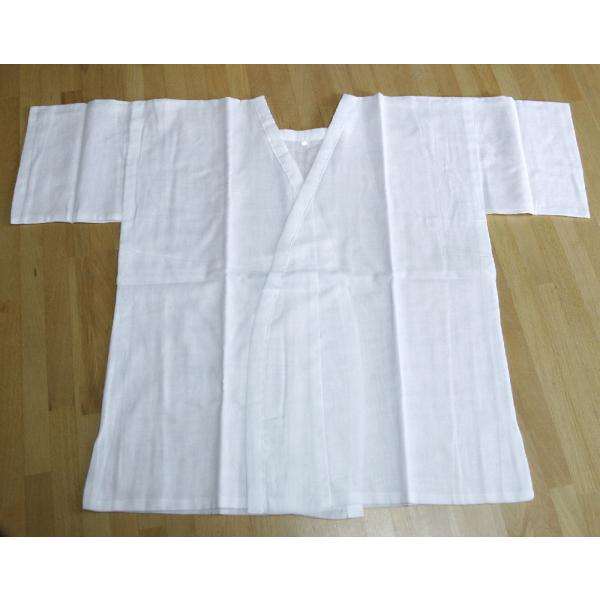 肌襦袢 ガーゼ肌襦袢 共袖 Ｍ 日本製 和装肌着 半襦袢