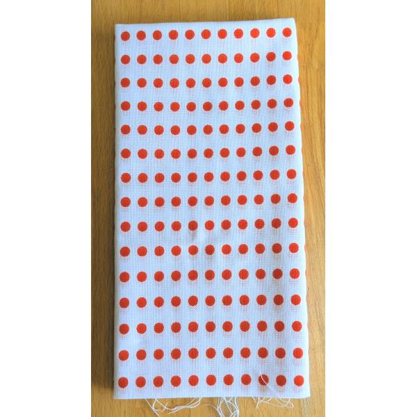 手ぬぐい 豆絞り 赤色 手拭い 日本製 個別ビニール袋入り 豆しぼり