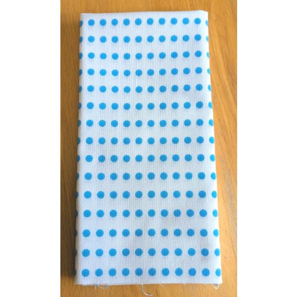 手ぬぐい 豆絞り ブルー (空色) 手拭い 日本製 個別ビニール袋入り 豆しぼり