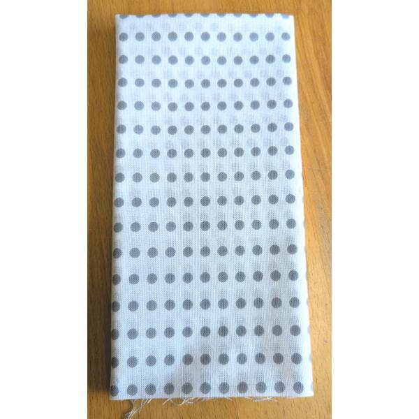 手ぬぐい 豆絞り グレー (灰色) 手拭い 日本製 個別ビニール袋入り 豆しぼり