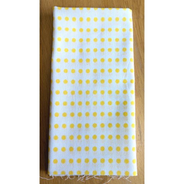 手ぬぐい 豆絞り イエロー (黄色) 手拭い 日本製 個別ビニール袋入り 豆しぼり