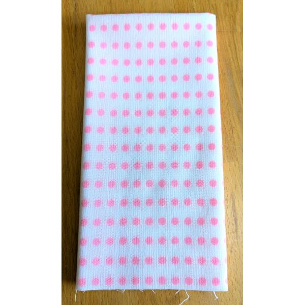 手ぬぐい 豆絞り ピンク (桃色) 手拭い 日本製 個別ビニール袋入り 豆しぼり