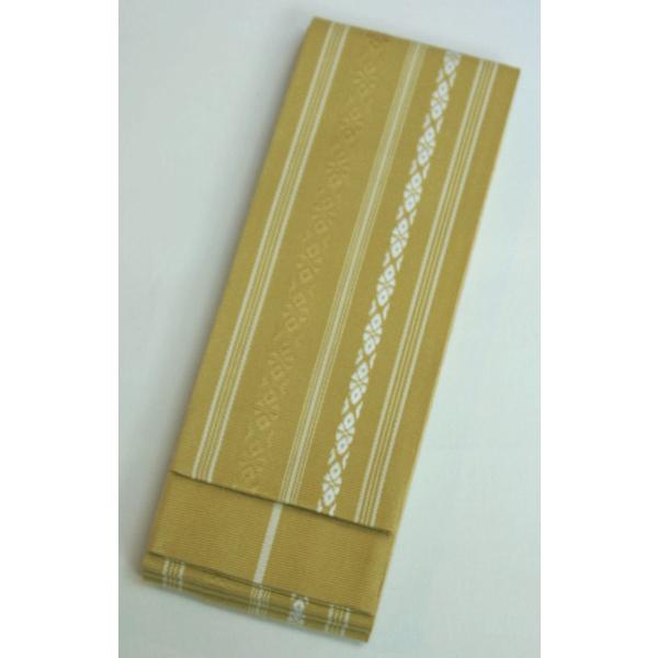 角帯 献上柄 からし 綿角帯 浴衣帯 袴下帯 お祭り用品 阿波踊り用品 日本製