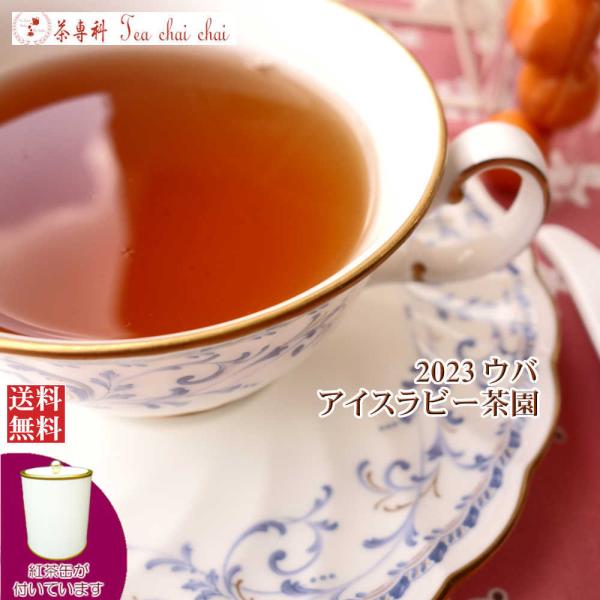 紅茶 茶缶付 ウバ アイスラビー茶園 BOP1/2023 50g リーフ 茶葉 茶葉