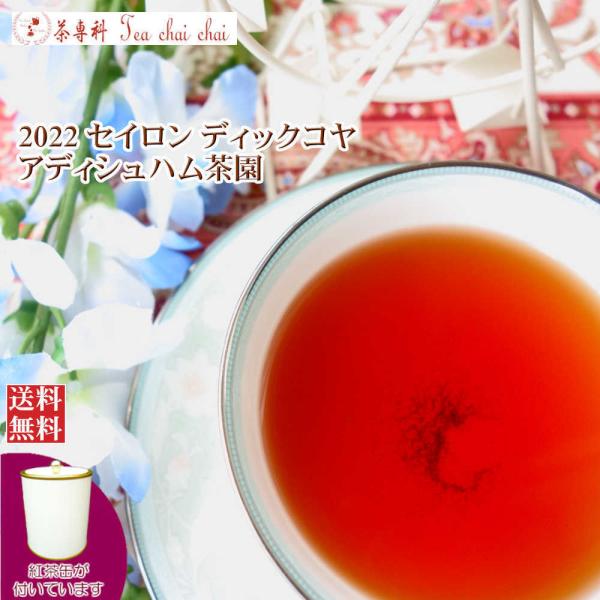 紅茶 茶葉 茶缶付 ディックコヤ アディシュハム茶園 BOP/2022 50g 茶葉 リーフ
