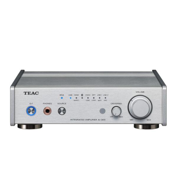 TEAC USB DAC/ステレオ プリメイン アンプ AI-303 シルバー