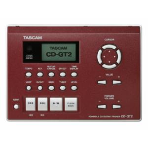 TASCAM(タスカム) CD-GT2 ギター練習 CDプレーヤー チューナー 小型 コンパクト ポータブル キーチェンジ｜ティアックストア Yahoo!店