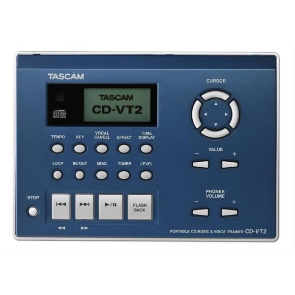 TASCAM(タスカム) CD-VT2 ボーカル練習 CDプレーヤー 小型 コンパクト ポータブル ...