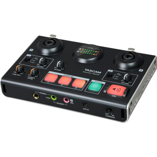 TASCAM(タスカム) US-42B MiNiSTUDIO CREATOR 黒 高音質 ボイスエフ...