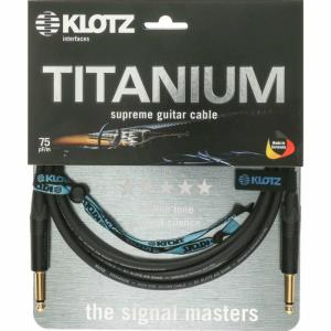 KLOTZ ハイグレード フラッグシップ ギター/ベース ケーブル TITANIUM 6m（国内正規品）｜teacstore