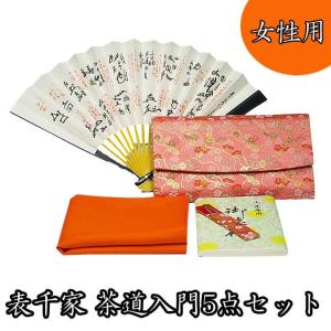 茶道具セット 表千家 女性用 入門５点セット ピンク系