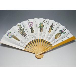 茶道具/茶扇子） 女性用 白竹扇子 茶菓子集 5寸 京扇子 クリックポスト