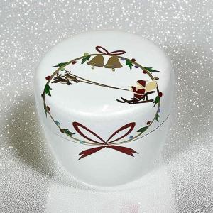 茶道具/薄茶器） 溜塗 七宝蒔絵 プラスチック中棗 紙箱入り : お茶道具