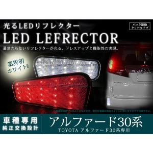 ヴェルファイア30系 反射板付LEDリフレクター クリアレンズZA/ZR
