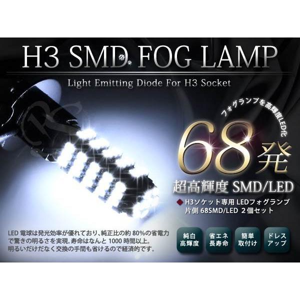 MA34S ソリオ H3a フォグランプ LED/SMD136発ホワイト 6000k相当