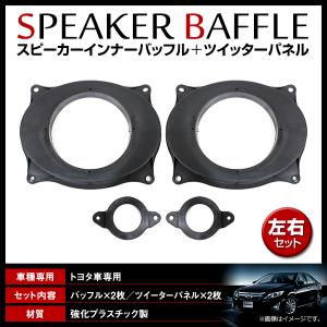 アルファード30カロッツェリア TS-C1736S +バッフルUD-K5213 アルファード 30系 ツイーターパネル 17cm インナーバッフルセット UD